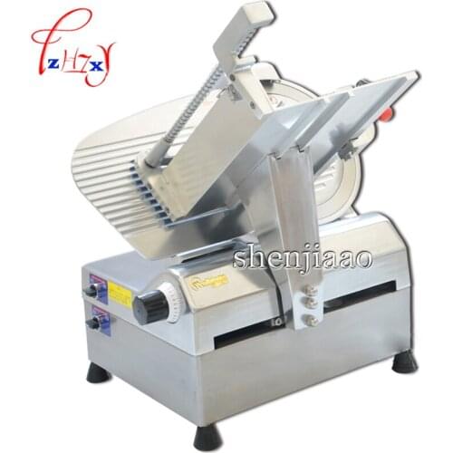 220V Automatic cut meat machine WED-B300A-1 Automatic Restaurant 12 inch meat slicer pork hot dog slicer