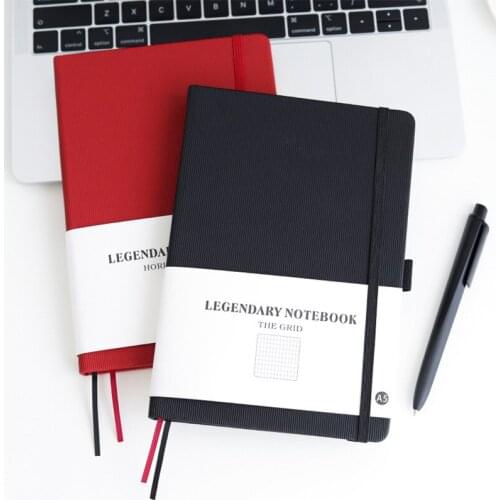 Bandage A5 Notebook Hard Cover Planner Bucket List Sketch Book Notepad Notatnik Business Notitieboek Office School Stationery