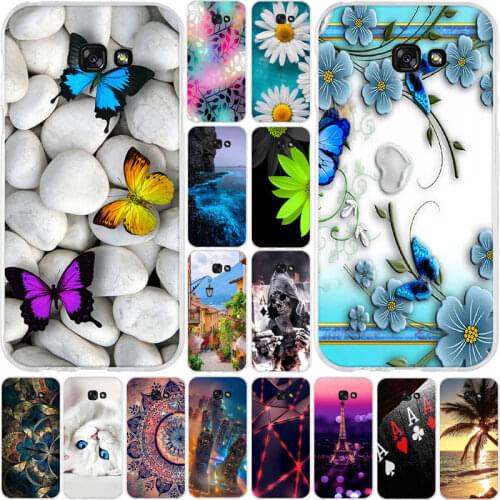 Case For Samsung Galaxy A7 2017 A720F Case 5.7 Inch Soft TPU Silicon Back Cover For Samsung Galaxy A7 2017 Cover Protector Cases