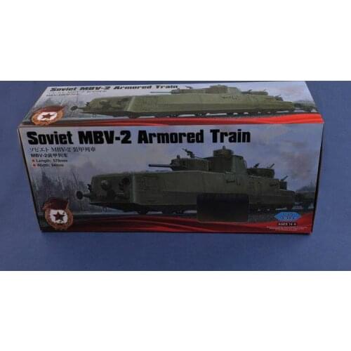 Hobbyboss 85514 Model Kit 1/35 Soviet MBV-2 Armored Train (Late F-34 Gun)
