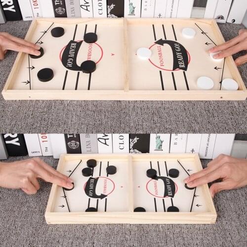 56CM Hot Fast Hockey Sling Puck Game Paced Sling Puck Winner Fun Toys Board-Game Party Game Toys For Adult Child Family Games