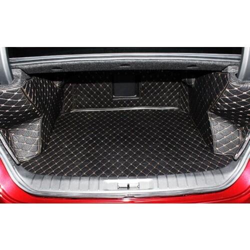 Best quality! Full set trunk mats for Nissan Maxima 2016 durable Easy to clean cargo liner carpets for Maxima 2017,Free shipping