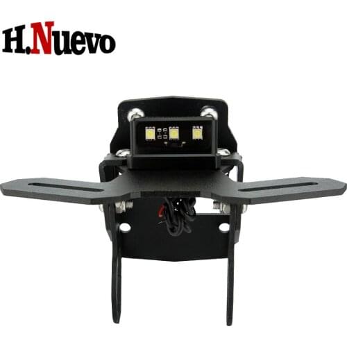 Motorcycle License Number Plate Registration Frame Holder Tail Fender Bracket Parts For Kawasaki Z900 Z-900 Z 900 2017 2018 2019