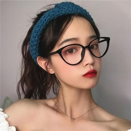 Fashion Glasses Frame Women Anti Blue Light Computer Eyeglasses Clear Lens Ultralight Eyewear Transparent Pink Brown Cat Eye