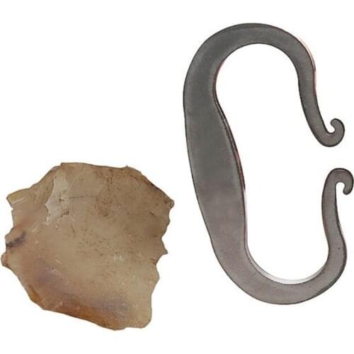 Carbon Steel Striker Flint Fire Starter Portable Emergency Fire Starter For Survival