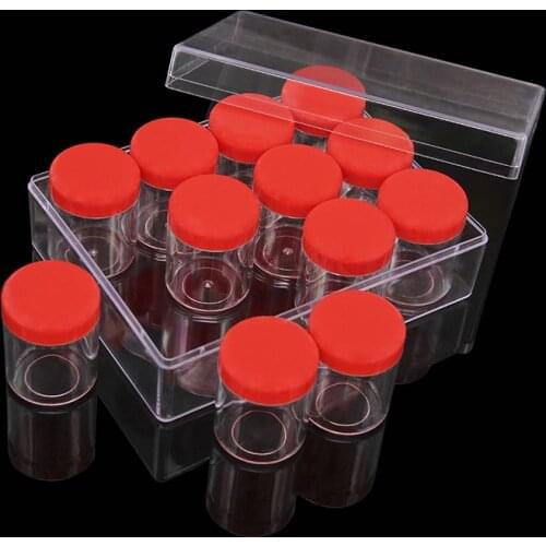 Empty Bottle Plastic Container Storage Jars Bead Storage Plastic Transparent Bottles for DIY Diamond Nail Beads Jewelry Painting