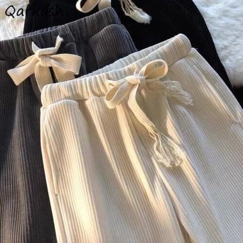 Qarkash Women's Corduroy Trousers