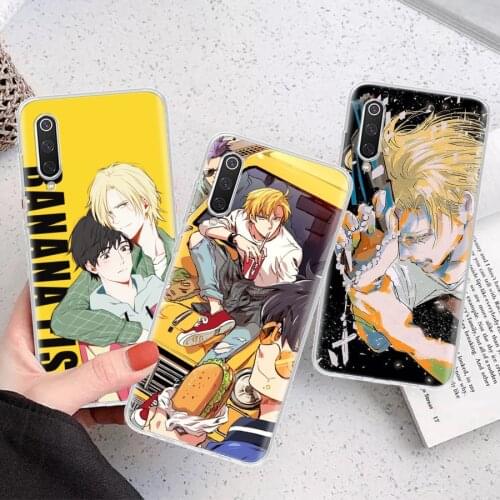 Banana Fish Anime Silicon Phone Case For Xiaomi Note 10 Mi 11 9 8 CC9 10T 9T 5X 6X A3 A2 A1 Lite Pro Poco F1 X3 Cover Coque