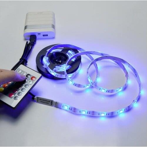 USB Powered DC 5V LED Strip light 2835 RGB / White/ Warm White Waterproof Tape LED Lamp 1M 2M 3M 4M 5M TV Background Lighting