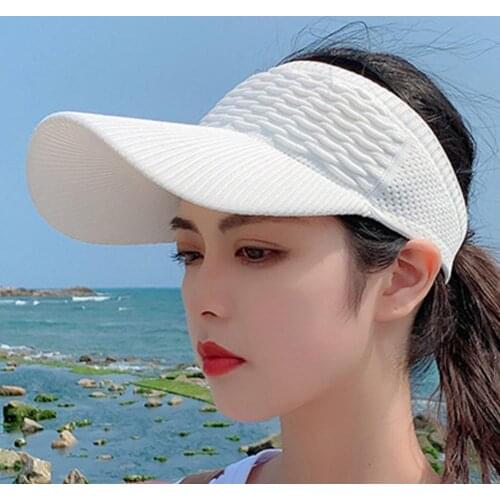 Spring Summer Great Women Empty Top Hat Stylish Suncap Soft for Outdoor Sports