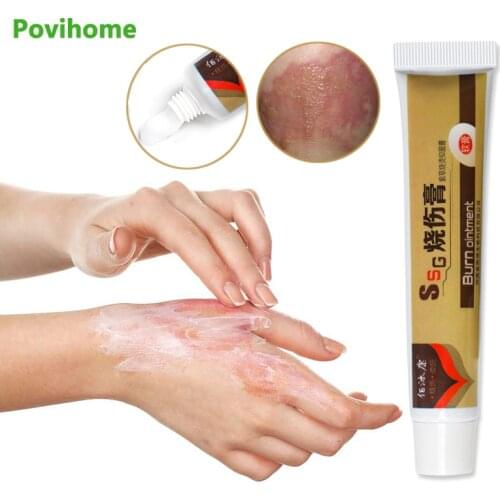 1Pcs 20g Burn Scar Repair Cream Analgesic Ointment Wound Care Repair Anti-infection Chinses Herbal Medical Skin Care Plaster