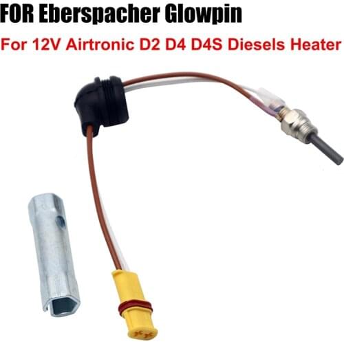 12V fit For Eberspacher Glowpin Glow Pin Plug 1000-8000KVA For Airtronic D2 D4 D4S Diesels Heater glow plug Wrench