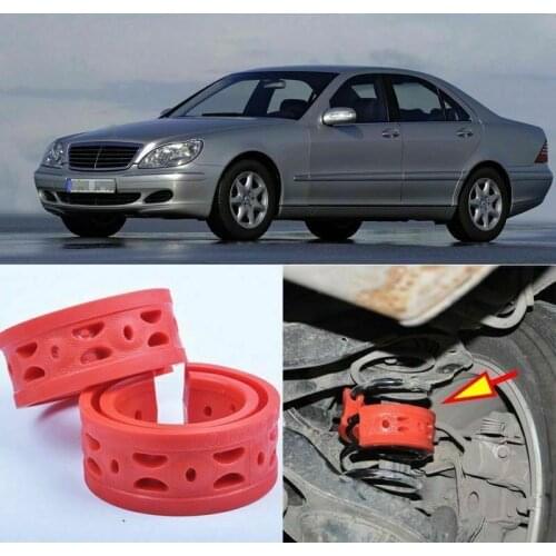 2pcs Rear Air Suspension Shock Bumper Spring Coil Cushion Buffer For BENZ S280