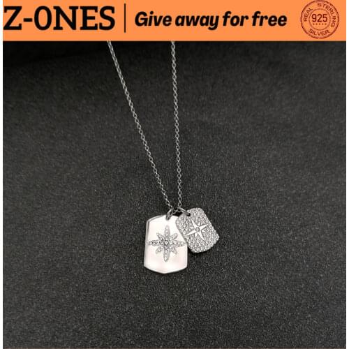 2021. New style 925 sterling silver ladies chain necklace gift zircon lock pendant jewelry Monaco