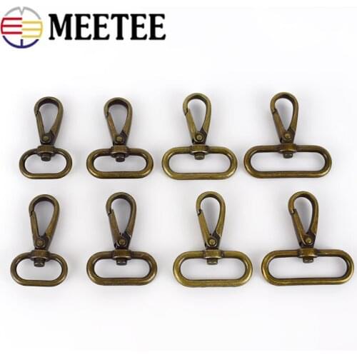 4/10pcs 20/25/32/38mm Metal Lobster Buckle Key Hook Dog Collar Webbing Strap Buckles DIY Luggage Hardware Accessories
