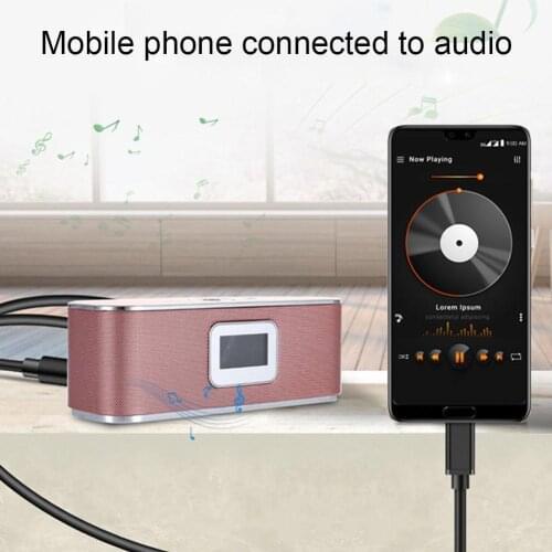 Audio Cable Type C to 3.5mm Jack Adapter Cable Speakers Accessories Car USB C Phone To Adapter Line Type-C Wire 3.5