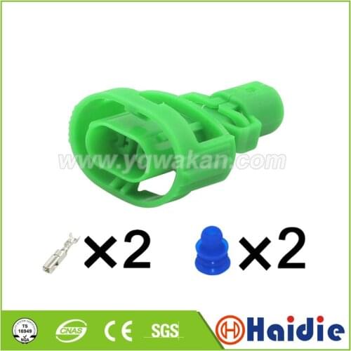 Free shipping 5sets 2pin auto electric plastic housing plug wiring harness unsealed connector