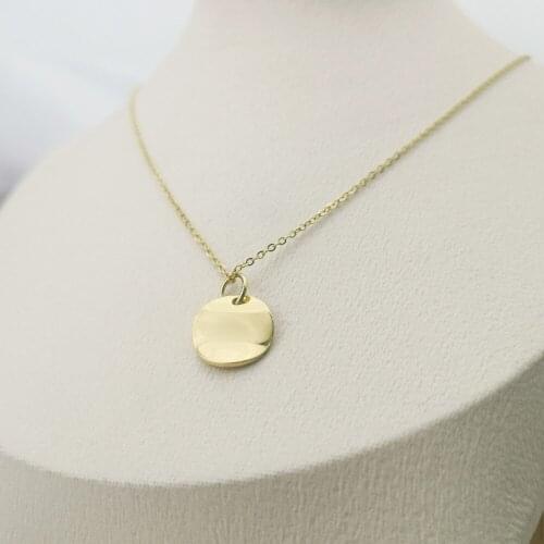 Hot Sell New Fashion Goddess Luxury For Women Gold Color Necklace Luxe Jewelry Steel