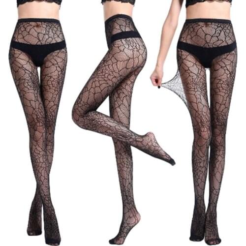 HOT SALES!!! New Arrival Sexy Women Soft Breathable Spider Leaf Flower Stockings Tights Hollow Pantyhose Wholesale Dropshipping