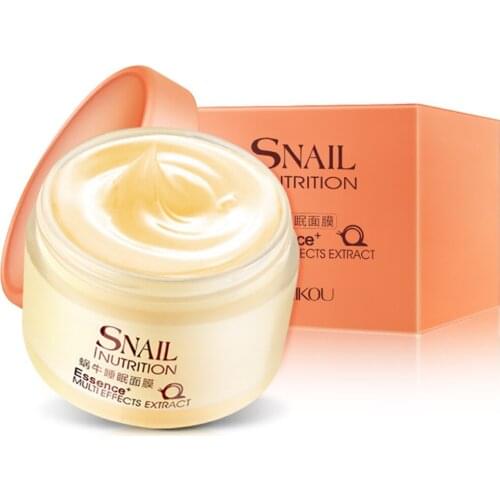 Fashion Snail Sleeping Mask Essence Moisturizing Night Cream Anti Aging Wrinkle Cream Supplies Pro