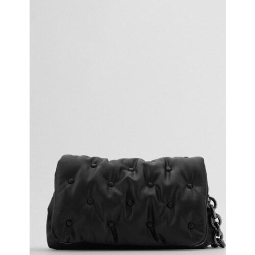 NEW Solid Color metal chain PU Leather Crossbody Bags 2021 Designer Crossbody bag Lady Shoulder Messenger Bag Purse Bolso Mujer