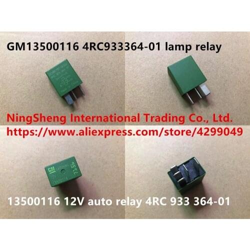 Original new 100% GM13500116 4RC933364-01 lamp relay 13500116 12V auto relay 4RC 933 364-01