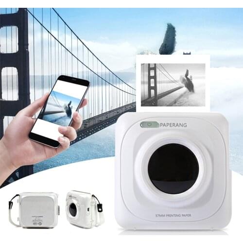 PAPERANG P1 Portable Bluetooth 4.0 Instant Printer Photo Mini Thermal Photo Printer Phone Wireless Connection Bluetooth Printer