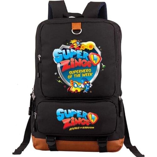 Mochila Feminina Super Zings Backpack Mens Laptop Backpack School Bags for Teenage Girls Black Backpack Women Travel Bagpack