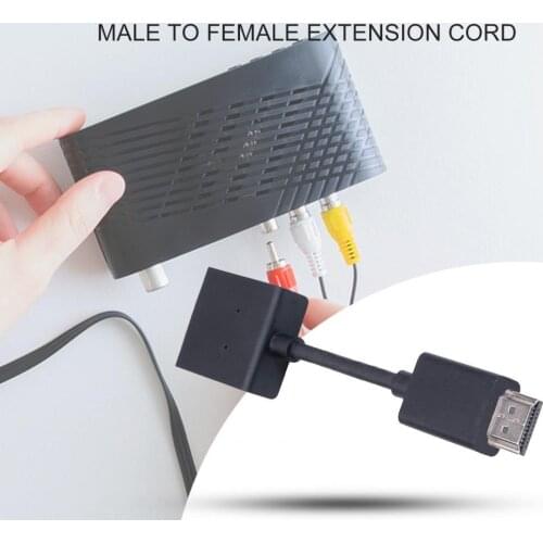 HDMI-compatible Extension Cable Male To Female 11CM Version 2.0 4K HD Extension cable For Laptop LCD TV Ps3 Projector In Stock