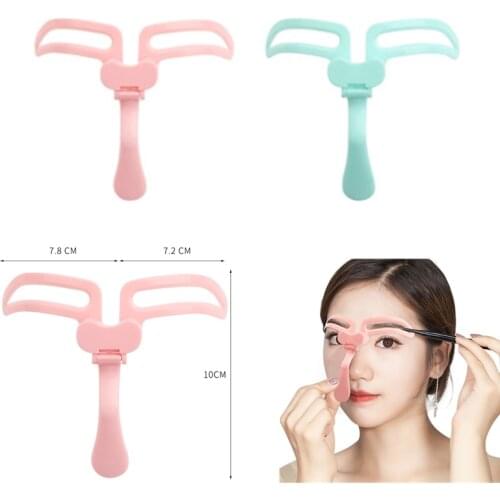 Eyebrow Stencils Eye Brow Drawing Guide Template Helper Professional Makeup Tools Reusable Eyebrow Defining Foldable Stencils