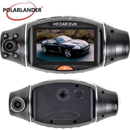 2.7 inch LCD Free Shipping Car DVR video Recorder camcorder 170 degree Wide Angle dual Lens SOS Emergency Night Vision