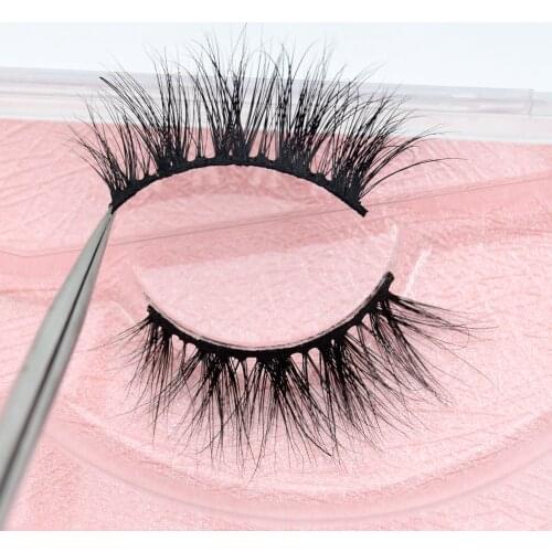 Visofree 3D Mink Lashes Upper Lashes Handcrafted Full Strip Lashes Medium Volume Cruelty Free Mink Eyelashes Multi-use M26