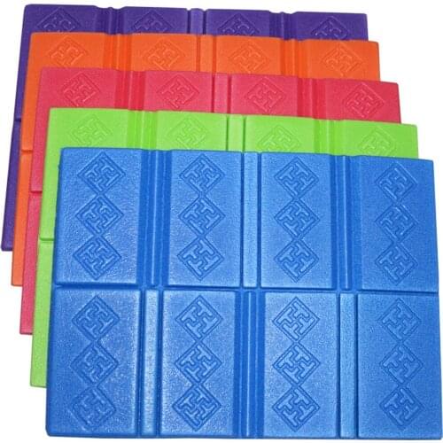 1 Pcs Folding Ultralight Waterproof Xpe Foam Camping Mat Picnic Outdoor Sitting Beach Mat Hiking Pad Outdoor Camping Supplies