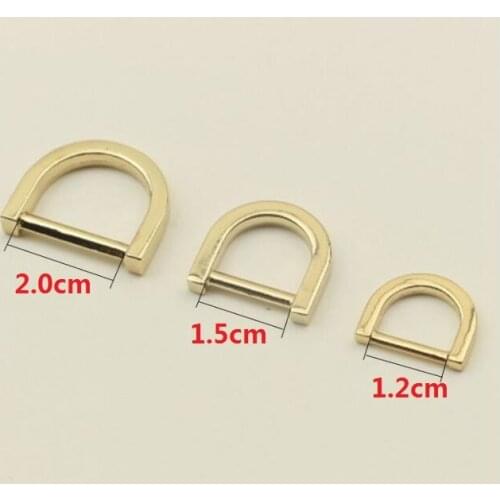 100 pcs/lot) Factory wholesale bag handbag 3 kinds of specifications D shape bag with link adjustment buckle metal accessorie