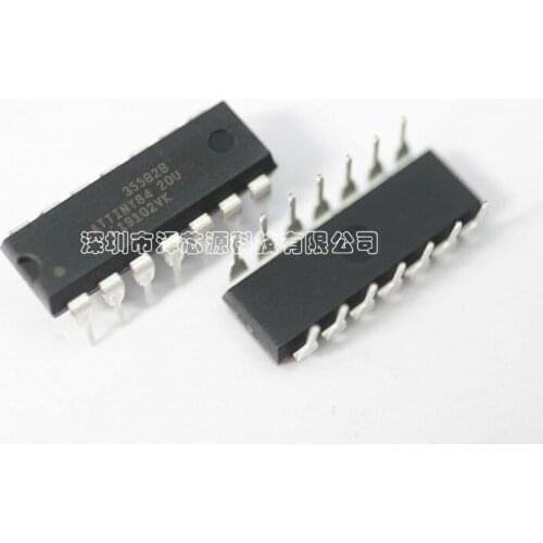 2pcs ATTINY84A-PU ATTINY84-20PU ATTINY84 DIP-14In Stock