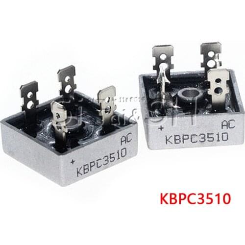 2PCS KBPC3510 35A 1000V Diode Bridge Rectifier