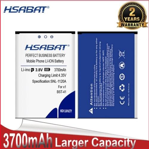 HSABAT 3700mAh BST-41 Battery for Sony Ericsson A8i M1i X1 X2 X2i X10 X10i PLAY R800 R800i Play Z1i