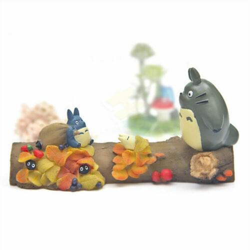Anime MY NEIGHBOUR TOTORO Resin Autumn Figure Model Toy Decor NO Box
