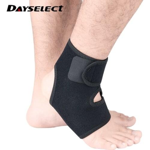 Basketball Volleyball Pressurized Ankle Support Sports Gym Badminton Ankle Brace Protector with Strap Belt Elastic