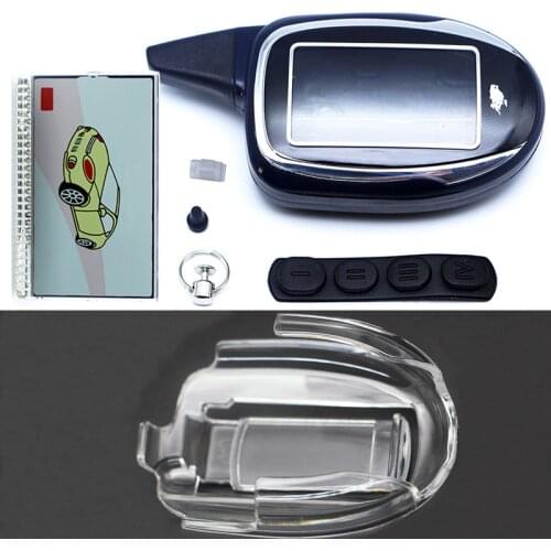 Keychain Case Key Shell For Scher-khan Magicar 7 8 9 10 11 Scher khan magicar M7 M8 M9 M10 LCD Remote Two Way Car Remote Control