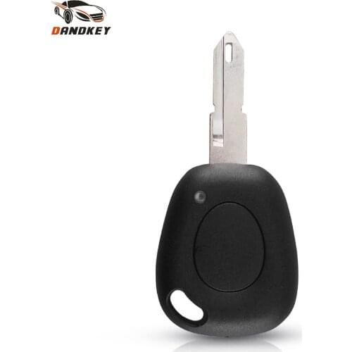 Dandkey Replacement 1 Button Key Case Shell For Renault Megane Scenic Laguna Espace Clio Remote Control Car Key Cover NE73 Blade