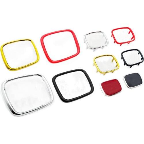 ABS Honda Car Steering wheel emblem Airbag cover emblem sticker with capital h logo size 54x43mm 50x40m Silver/Gold/Red/Black