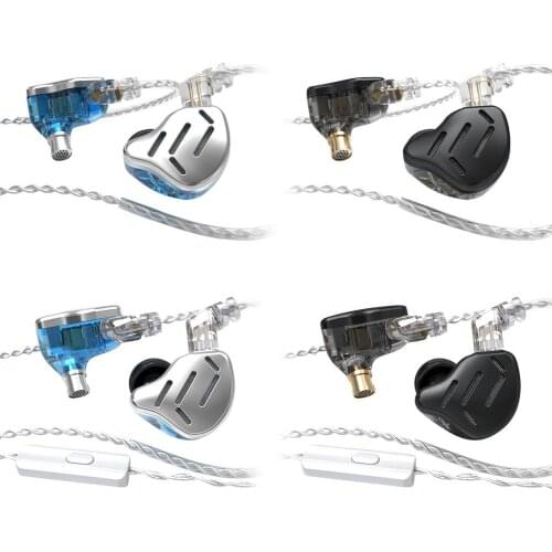 KZZAX 7BA 1DD 16 Unit Hybrid In-ear Earphones Metal HIFI Headset Music Sport Headphones 3.5 Mm Wire Gaming Stero Headsets