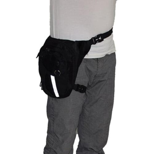 New Arrival Mens Canvas Hip Belt Bum Fanny Pack Waist Thigh Leg Drop Bag Military Riding Motorcycle Outdoor Sports Bag