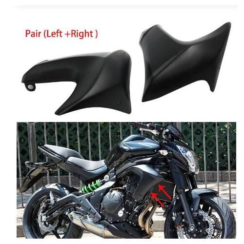 Matte Black kit For Kawasaki ER-6N 2012 - 2016 Right & Left ABS Panel Side Radiator Covers Fairing Compression Molded ER 6N ER6N