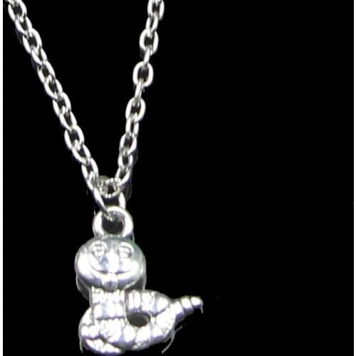 Fashion 16*12mm Zodiac Snake Pendant Necklace Link Chain For Female Choker Necklace Creative Jewelry party Gift