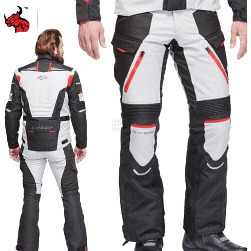 Motorcycle Pants Profession Riding Racing Pantalon Moto Neutral Motorcycle Pants Windproof Removeable Linner Motocross Pants
