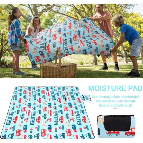 2019 New Moisture-proof Pad Outdoor Children Climbing Mat Fleece Waterproof Folding Portable Picnic Camping Mat Picnic Blanket