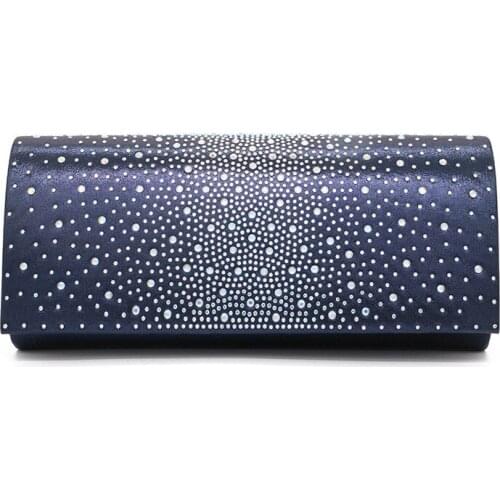 MONNET CAUTHY New Arrivals Evening Bags Brilliant Diamond Fashion Wedding Party Practical Clutch Solid Color Blue Black Gold Bag