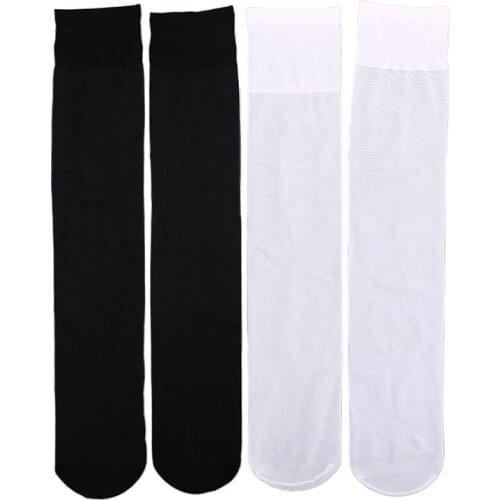 New Thigh Opaque Warm Student Uniforms Long Sock Sexy High Stockings Women Lower Knee Ultra Thin Invisible Socks